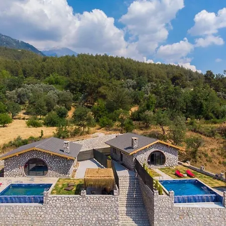 Villa Havuzlu Jakuzili Luex Tas Village